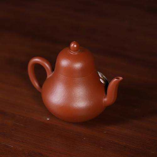 Olla de té pintada a mano Si Ting Pot Real Yixing Zisha Zhu olla maestra hecha a mano - Imagen 11 de 12