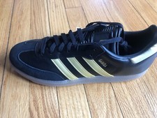 Adidas Samba Messi Indoor Soccer Shoes Men s 11 IH8159 New Black/Gold
