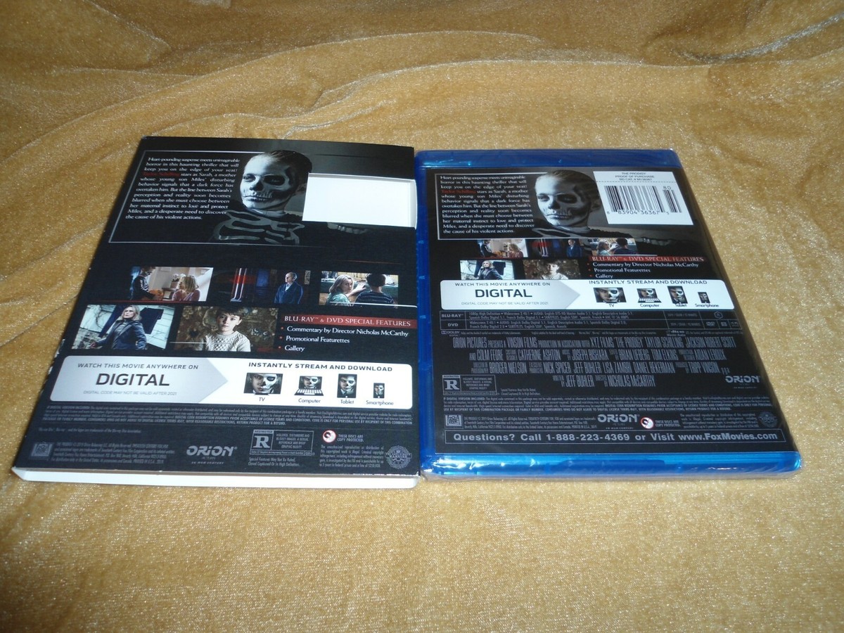 The Prodigy (2019) [Blu-ray + DVD] W. SLIP CASE BOX