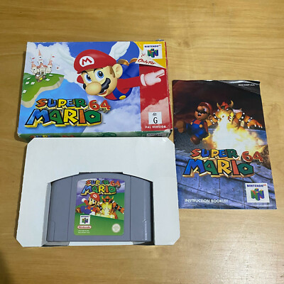 Nintendo 64 Boxed N64 - Super Mario 64 - PAL AUS Australian