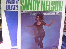SANDY NELSON 1969 SUS-5114 WALKIN BEAT STEREO PLAYED VG++
