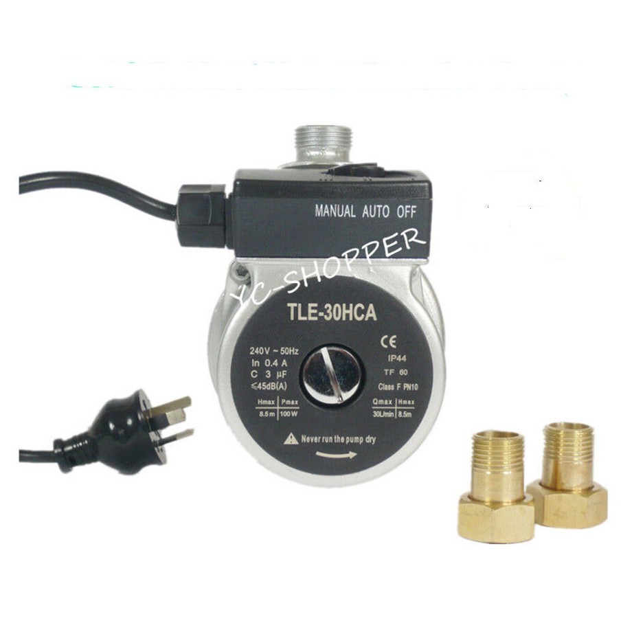 Cold u0026 Hot Water Pressure Booster Pump Suit Gravity Feed Hot Water System |  eBay