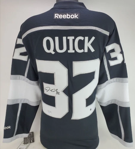 Jonathan Quick Signed/Autographed Los Angeles Kings Reebok NHL Jersey (Fanatics)