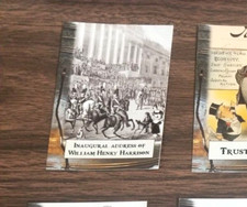 WILLIAM HENRY HARRISON 2020 HISTORIC COMPANY POLITICAL CARD #58 INAUGRAL ADDRESS