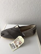 TOMS University Ash Rope Sole Men's Classics Size 10 New