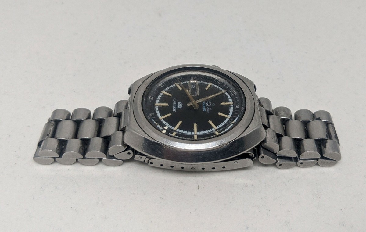 Working Vintage Seiko 5 Sports 7019-6010 Automatic Watch | eBay
