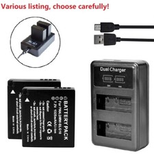 DMW-BLE9 Battery or charger for Panasonic DMW-BLE9E DMW-BLE9PP DMW-BLG10 BLG10E
