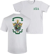Lambda Chi Alpha Fraternity Bella + Canvas Shirt Coat of Arms - NEW