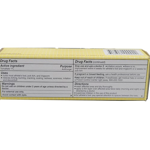 Derman Antifungal Cream. Athlete's Foot & Skin Fungus Relief. 0.88 oz. Pack of 6 - Picture 4 of 4