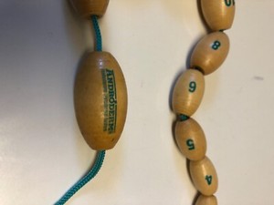 New. Wooden Orchidometer For Testes Measurement. Androderm inscribed on 25ml.