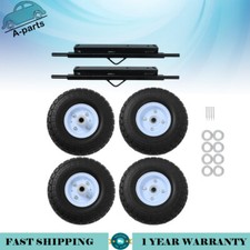 Kit de ruedas todo terreno neumáticos sólidos nunca planos aptos para generador Honda EU3000is