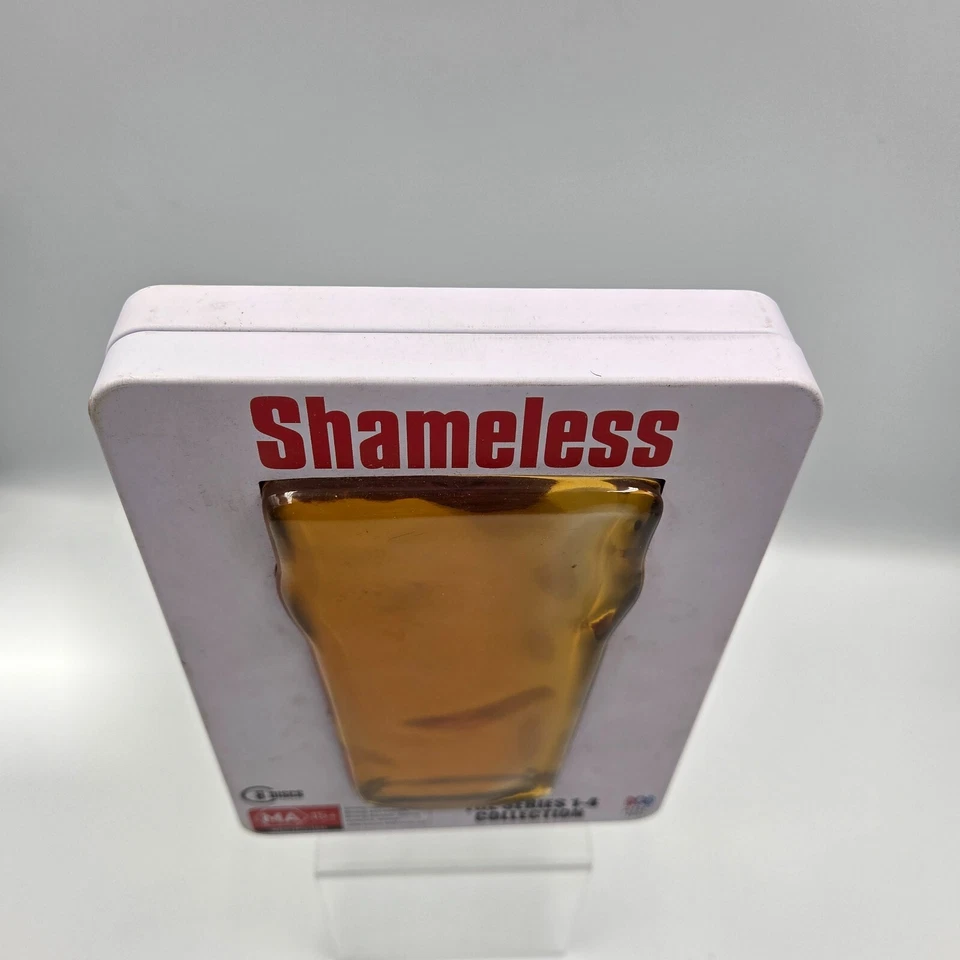 Shameless The Series 1-4 Collection DVD Beer Glass 3D Steel Tin Box R4 - image 2 of 4