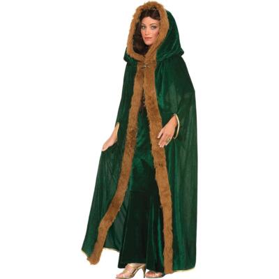 Rubies Forum Mittelalter Fantasy Cape mit Kunstfellbesatz Damen Kostüm