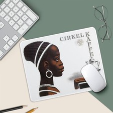 Danish coffee ads  Keyboard Mice Mat Desk Pad Game Playmat 9.8x11.8inch