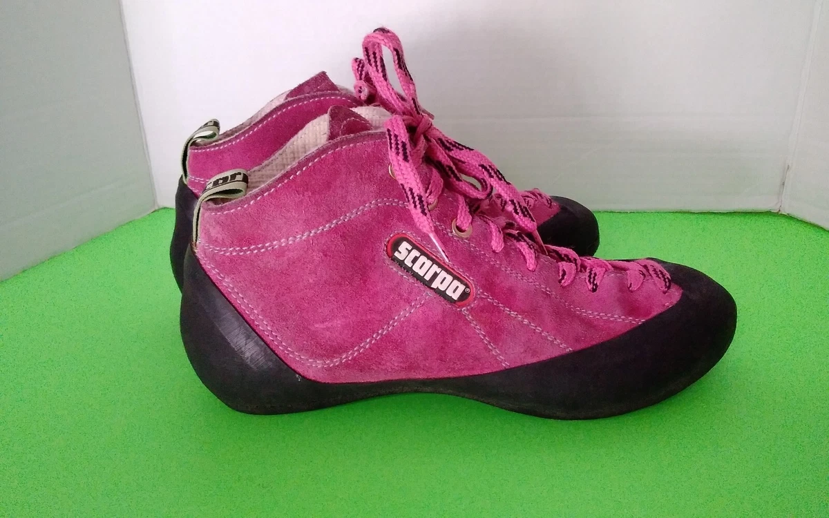 Womans Shoes Lace Up Suede Leather Scarpa US Size 6 6.5 EU 37.5
