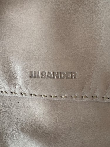 Jil Sander Soft Leather Blush Pink Shoulder Bag Handbag LOGO Small Made in Italy - Picture 21 of 24