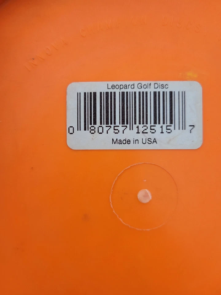 Disco de golf de colección Innova PFN Bar Stamp DX Leopard 173 g de giro ultra largo Foto 3 de 4