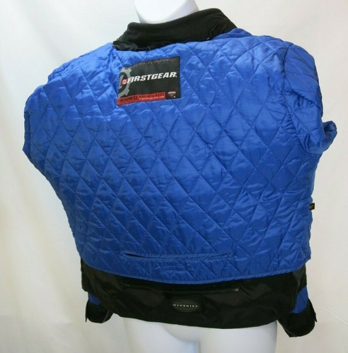 Womens First Gear Padded Motorcycle Jacket Sz L Blue Waterproof Breathable EUC - Picture 11 of 11