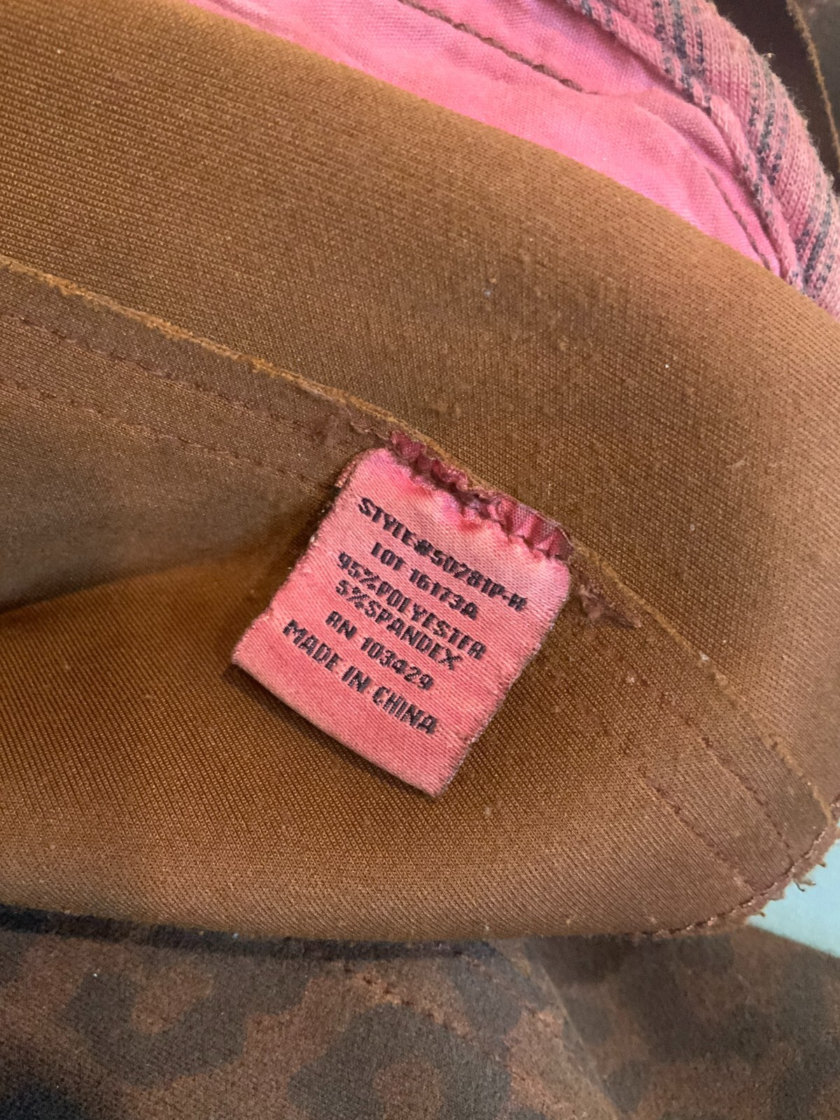 Marrakech Dark Brown Leopard Print Asymmetrical Z… - image 9