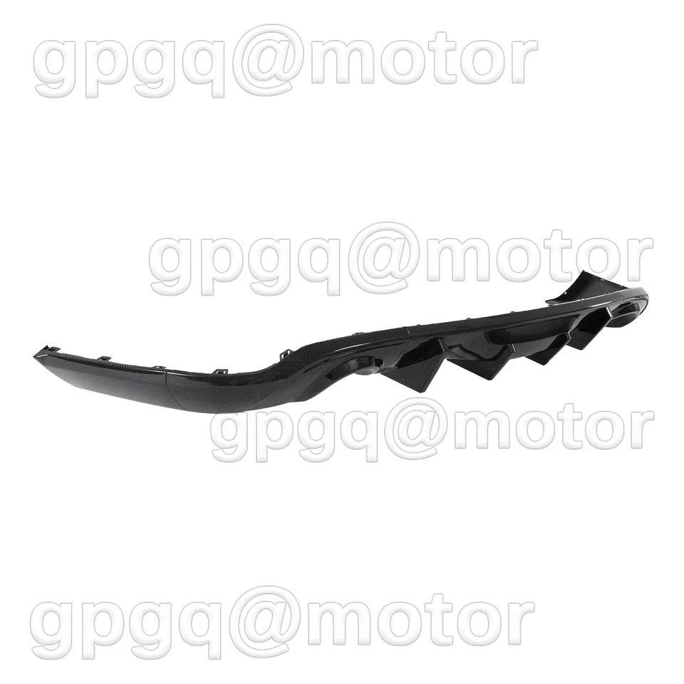 Difusor de parachoques trasero de aleta de tiburón de fibra de carbono para Dodge Durango R/T SRT 2011-25 V2 Foto 4 de 4