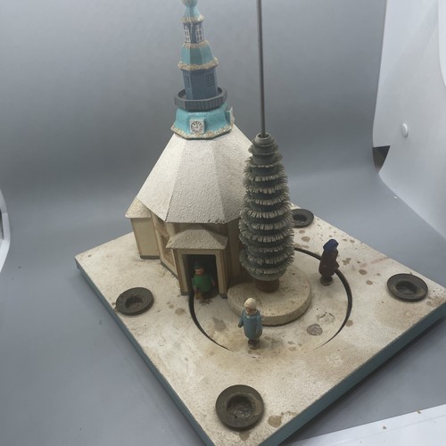 Vintage German Fan Convection Toy,Town Hall Carousel - Picture 8 of 9