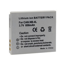 Li-ion Battery For NB-4L Canon IXUS 130 110 IS 120 IS i i7 zoom WIRELESS Camera