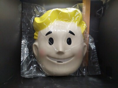 NEW Authentic FALLOUT 4 Vault Boy Face Mask Bethesda Costume Cosplay NIP
