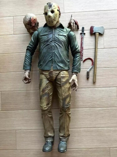 Neu im Karton ~ NECA Jason Voorhees FRIDAY THE 13TH Final Chapter Figur 18" 1/4 Scale - Bild 4 von 12