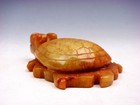 Old Nephrite Jade Stone Carved Ancient Furious Dragon Turtle #06112401 — photo 4