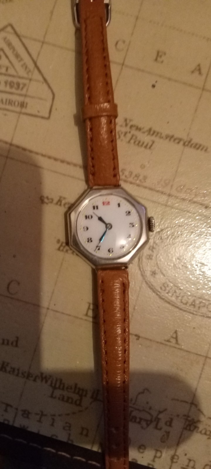 Trench Watch Solid Silver Hallmarked Silver Buckl… - image 1