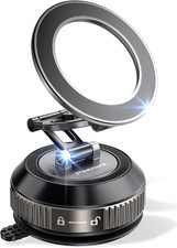 Tri-Folding Car Phone Holder for Magsafe 80 Lbs Strongest Suction 2850Gf Stron