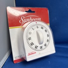 Sunbeam 60-Minute Mechanical Kitchen Timer Ad...