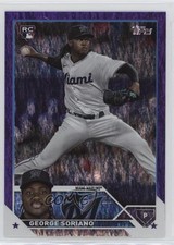 2023 Topps Update Purple Foil 742/799 George Soriano #US320 15nv