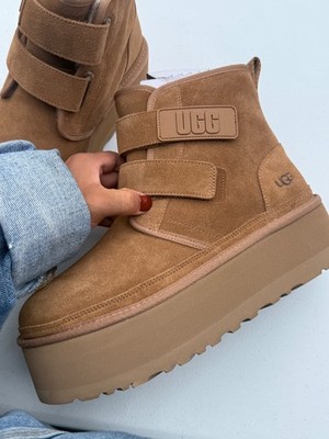 UGG W NEUMEL PLATFORM CHESTNUT ニューメル UGG Neumel platform boots in chestnut | ASOS