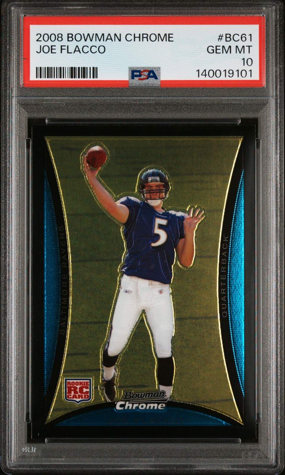 Joe Flacco Bowman Chrome #BC61 Base