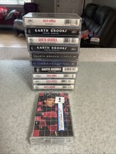Garth Brooks Cassette Lot Of 10 Plus Bonus Sealed Cassette