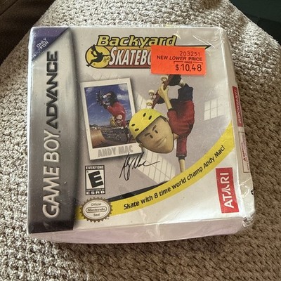 Game Boy Advance Video Game Backyard Skateboarding New Sealed