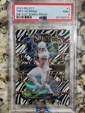 2023 Select - Concourse Trey Mcbride 1 Zebra Prizm Die-cut Mint Psa 9 2023 Select - Concourse Trey Mcbride 1 Zebra Prizm Die-cut Mint Psa 9
