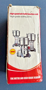 Lejieyin 150 Silver High Speed Electric Stainless Steel Grain Mill Grinder