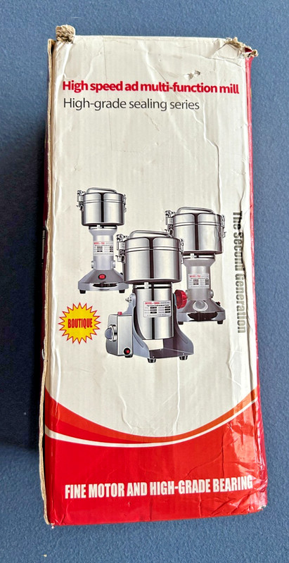 Lejieyin 150 Silver High Speed Electric Stainless Steel Grain Mill Grinder