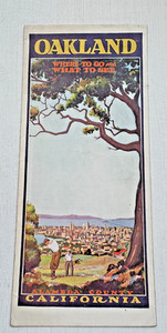 11920's Travel Brochure for Oakland CA