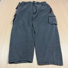 y2k Vintage Wide Leg Cargo Sweatpants Wilson Baggy Heavy Large Thick Loose