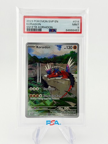 Koraidon graded PSA 9 for sale on eBay
