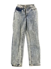 Vintage Levis 501 Jeans Womens 7 Acid Wash High Rise Tapered Denim USA 80s 90s
