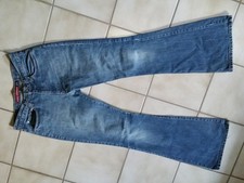 Smog Rockers Jeanshose Jeans Hose Schlaghose blau stonewashed W32 L32