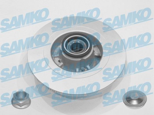 Samko 2X Bremsscheibe Hinten Voll Passend FüR Renault Grand ScéNic Ii JM0/1-image