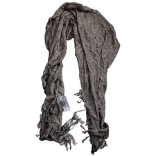 Metallic Thread Fringe Scarf Wrap Shawl