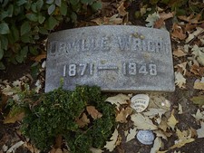 Photo:Dayton Ohio Orville Wright Gravestone Woodland Cemetery 2016