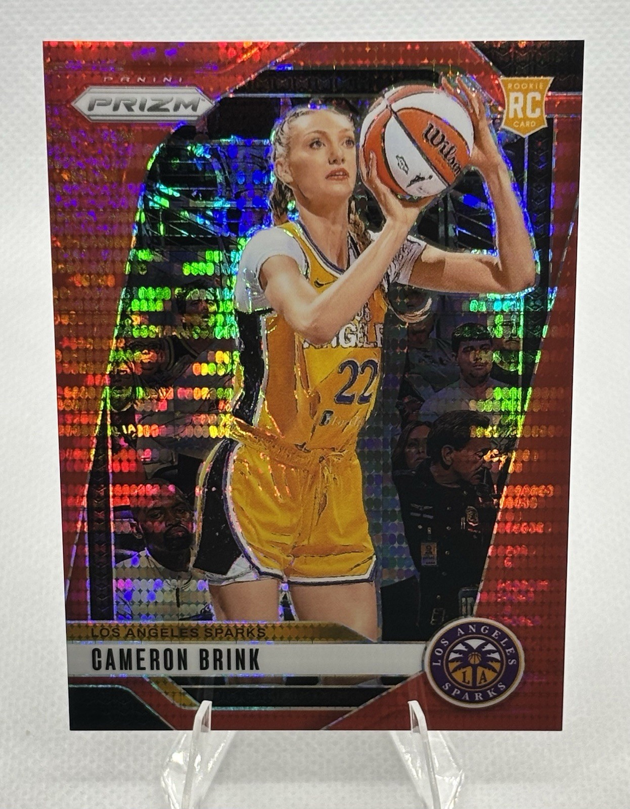 2024 Panini Prizm WNBA - Cameron Brink #127 Red Pulsar /299 (RC) Sparks