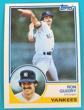 1983 Topps   #440 Ron Guidry  New York Yankees Baseball Card Z1